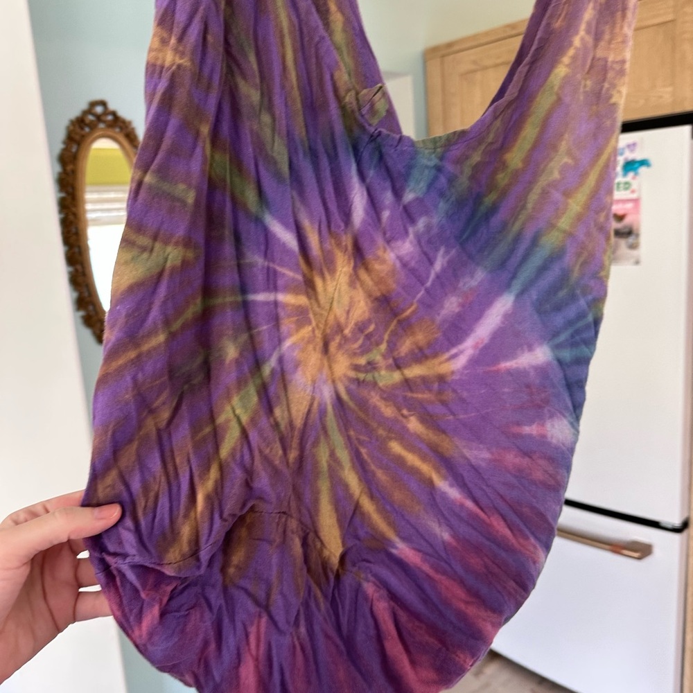 Colorful Tie-Dye Shoulder Bag